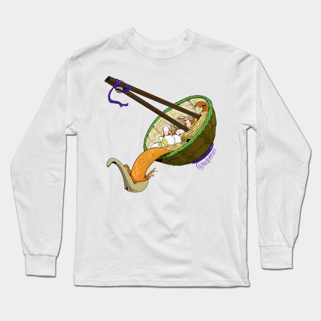 The Bowlatello Long Sleeve T-Shirt by Ted’s Art